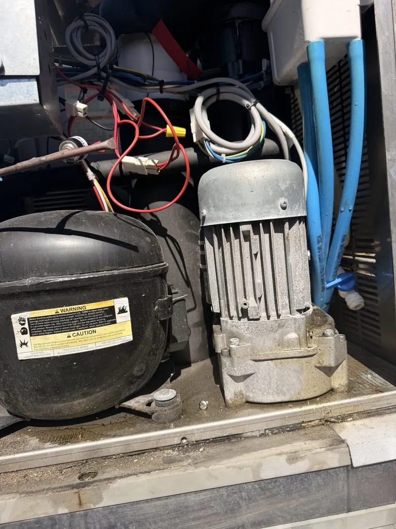 Compressor and pump motor of the ice machine