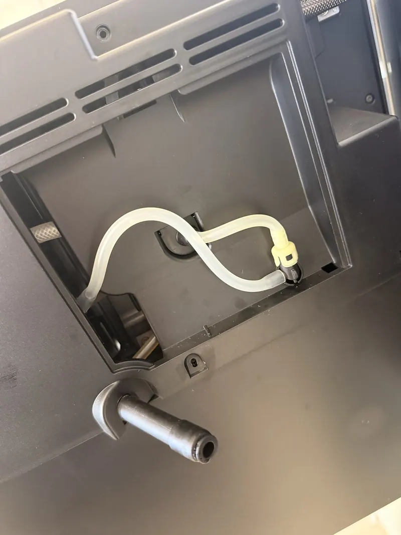 Inside the Miele built-in coffee machine