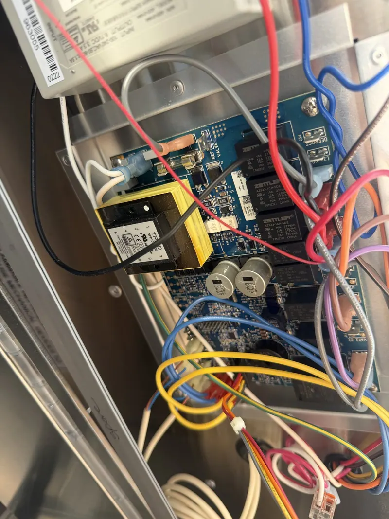 Control board and wiring