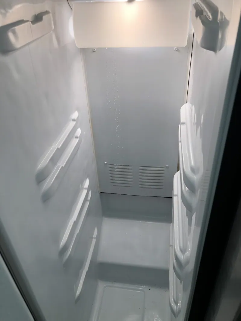 Empty refrigerator compartment