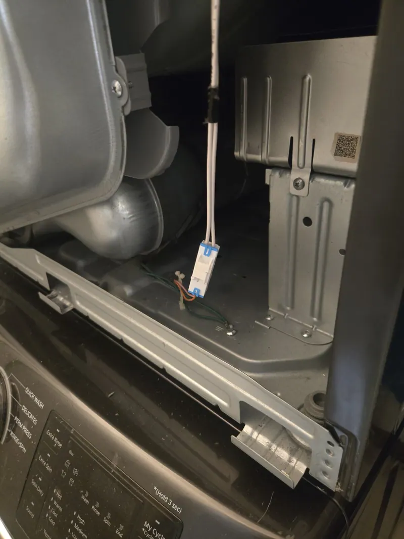 Dryer wire harness during the repair