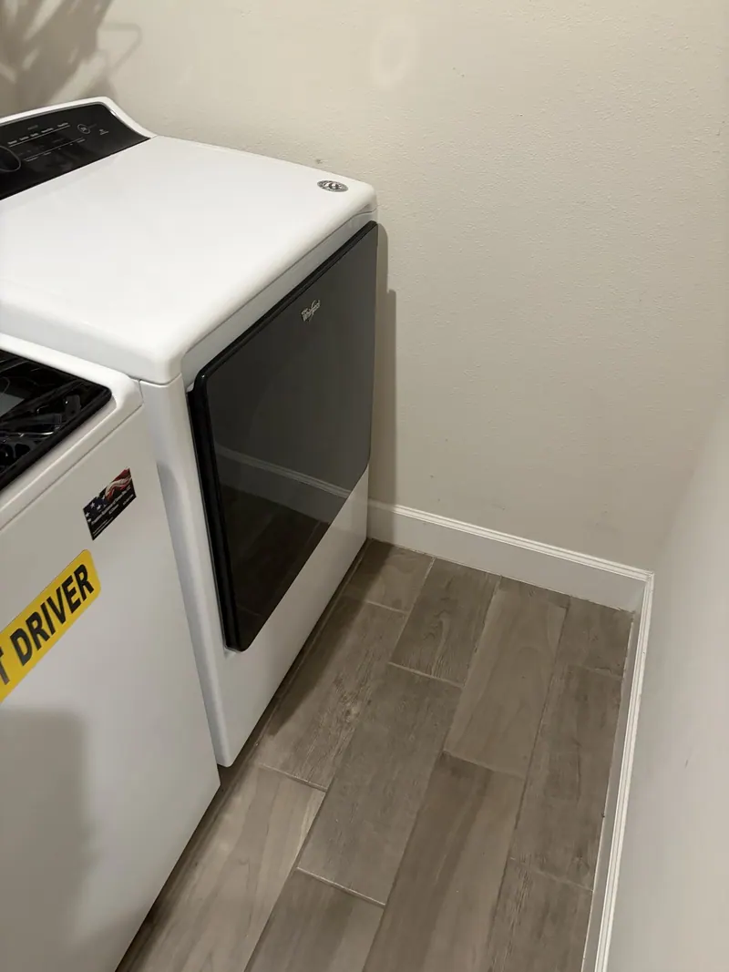 Whirlpool dryer in the laundry room
