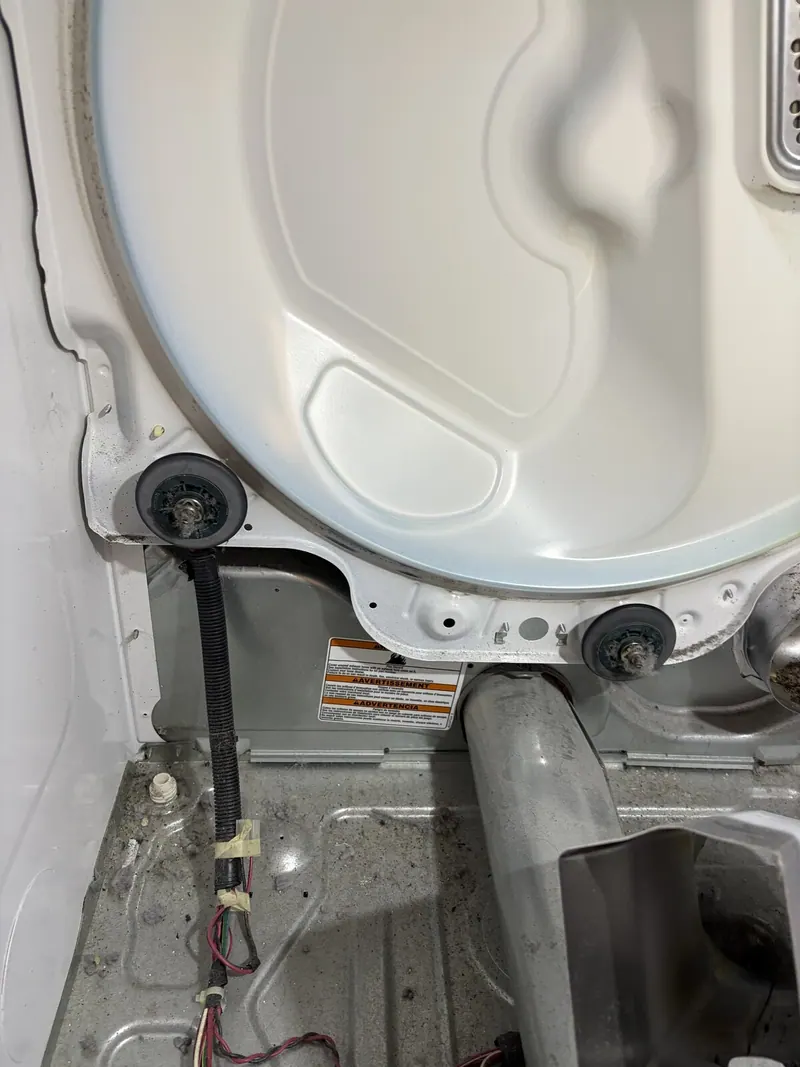 Drum support rollers