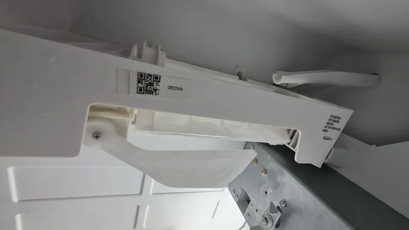 Ice maker assembly inside the freezer